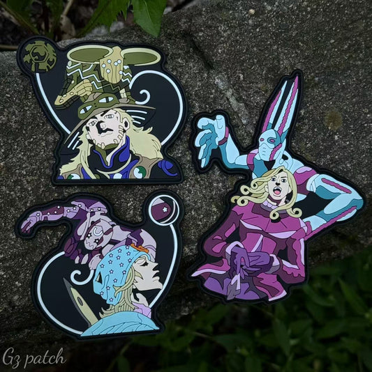 JoJo's Bizarre Adventure Patchs Set - Gecko Edc